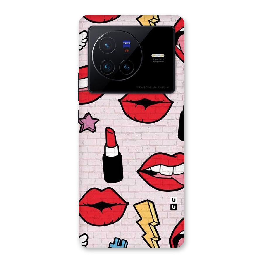 Bold Red Back Case for Vivo X80