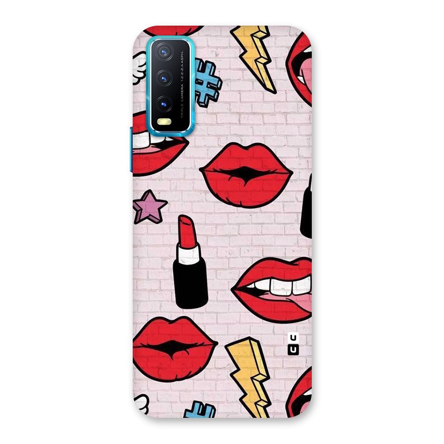 Bold Red Back Case for Vivo Y20G