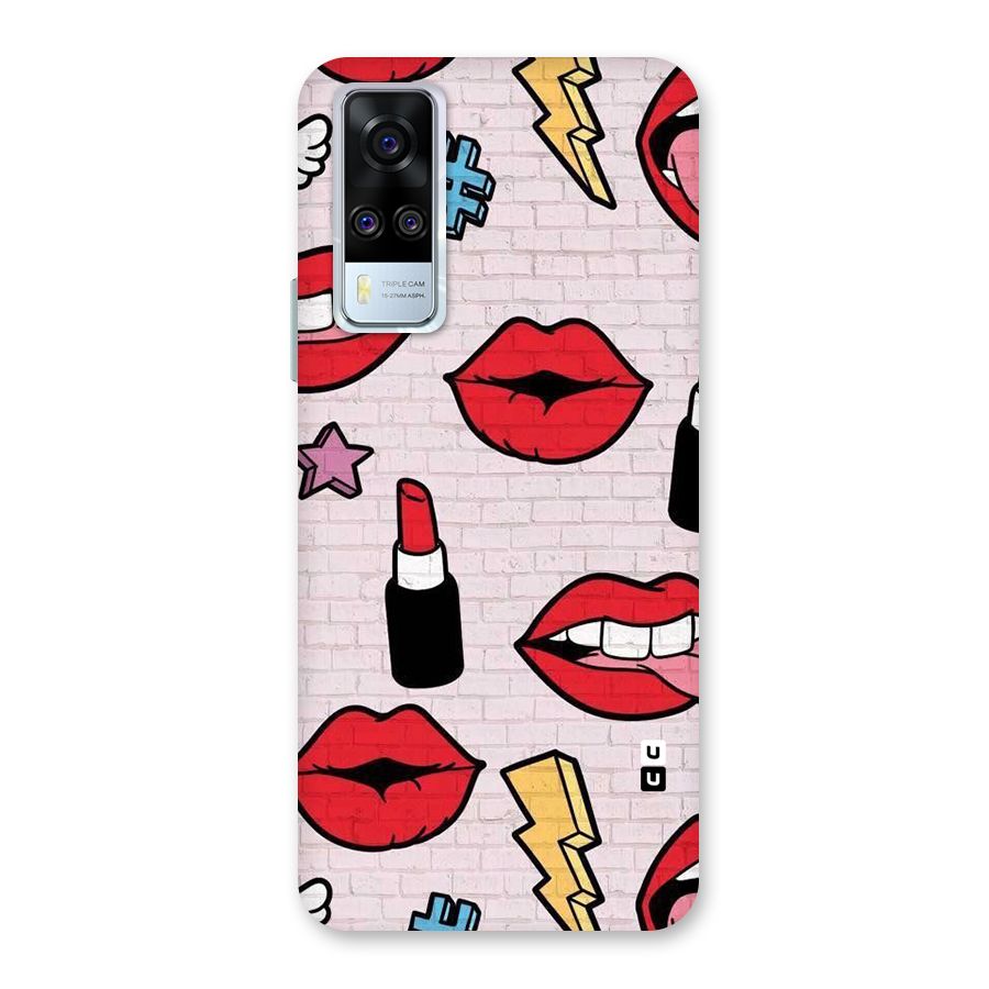 Bold Red Back Case for Vivo Y31