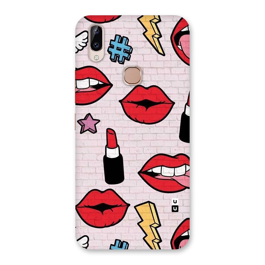 Bold Red Back Case for Vivo Y83 Pro