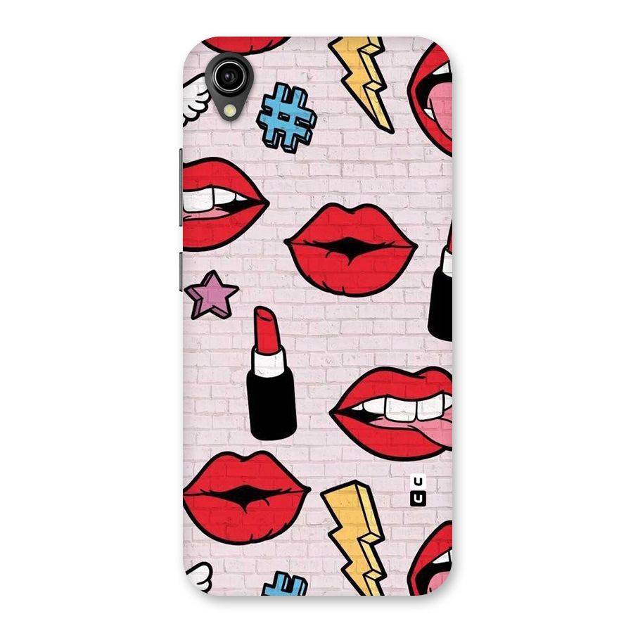 Bold Red Back Case for Vivo Y90
