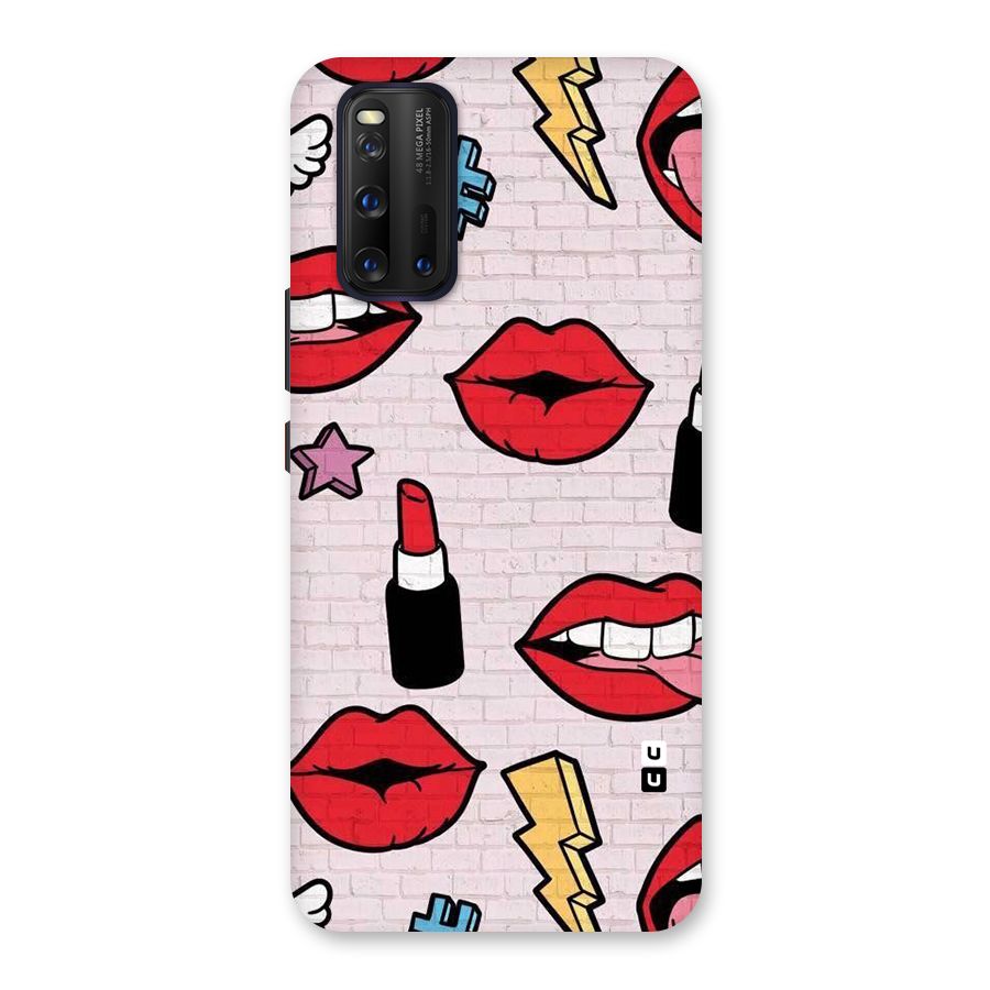 Bold Red Back Case for Vivo iQOO 3