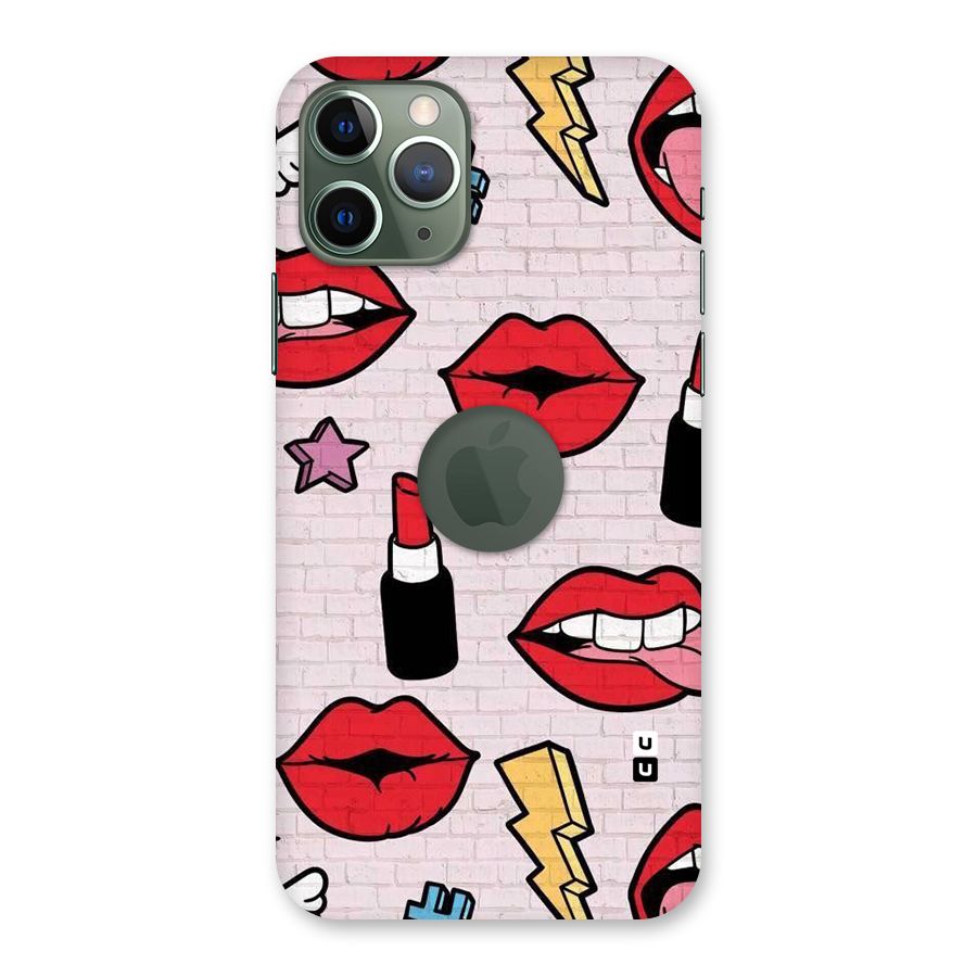Bold Red Back Case for iPhone 11 Pro Logo  Cut