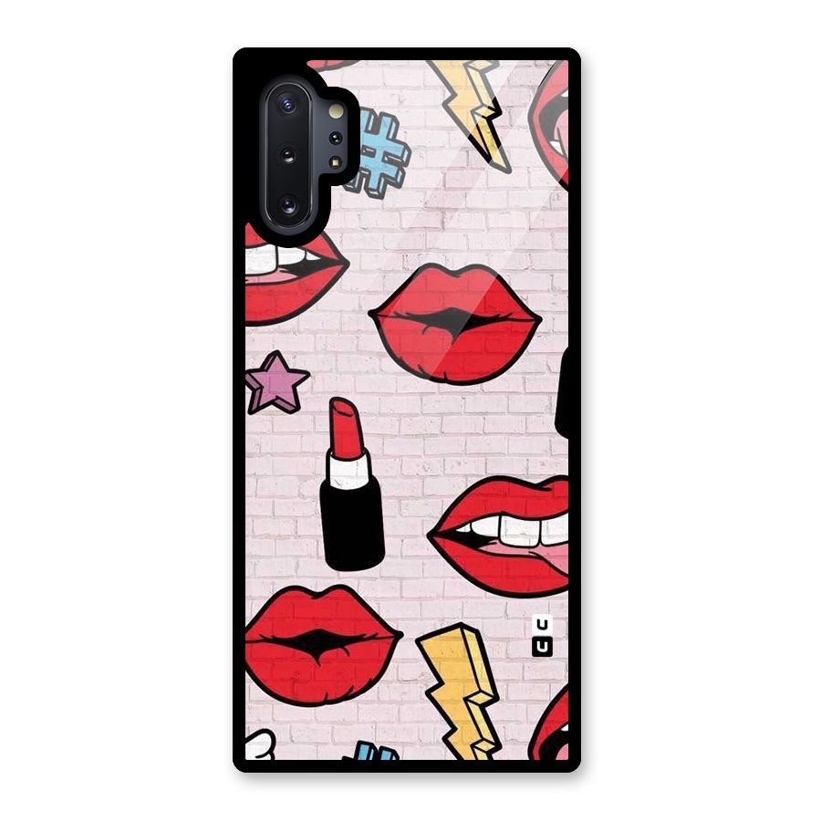 Bold Red Glass Back Case for Galaxy Note 10 Plus