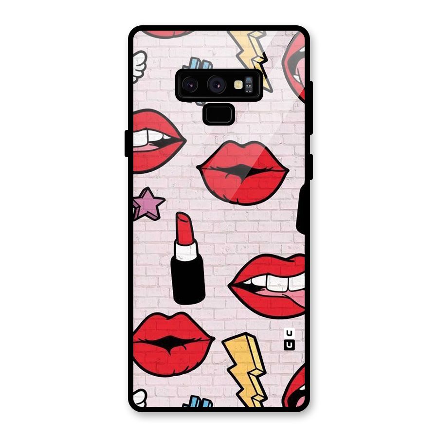 Bold Red Glass Back Case for Galaxy Note 9