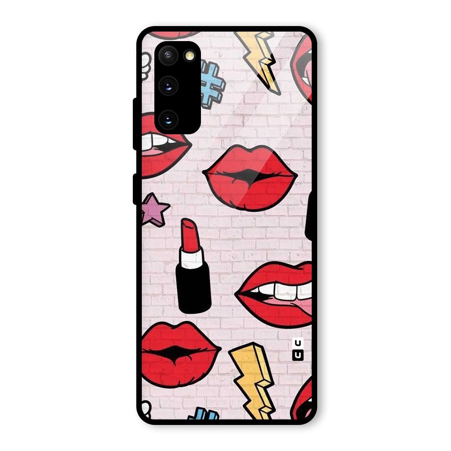 Bold Red Glass Back Case for Galaxy S20 FE 5G