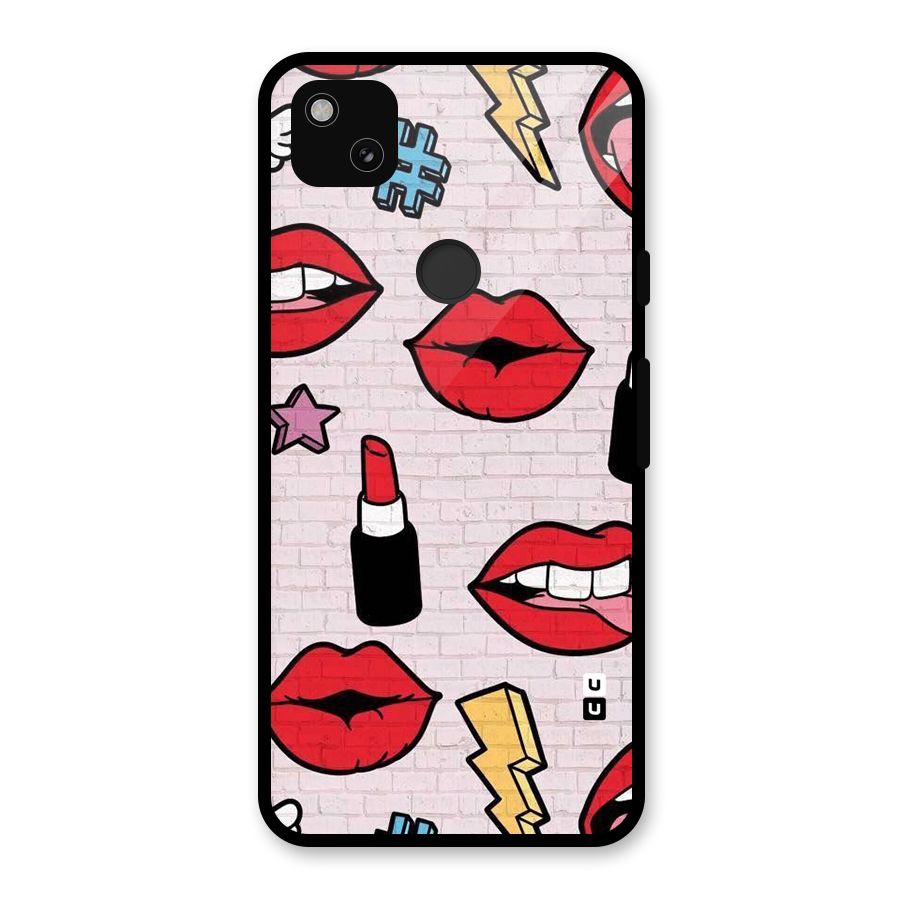 Bold Red Glass Back Case for Google Pixel 4a