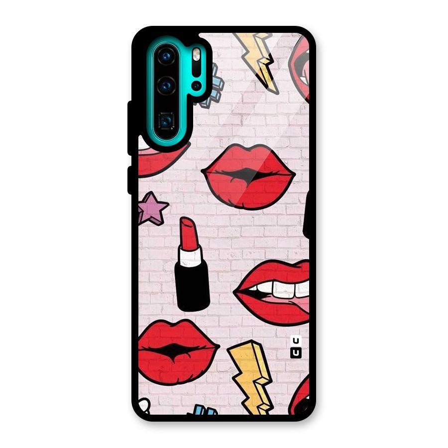 Bold Red Glass Back Case for Huawei P30 Pro