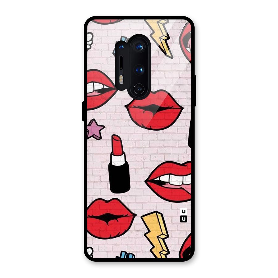 Bold Red Glass Back Case for OnePlus 8 Pro