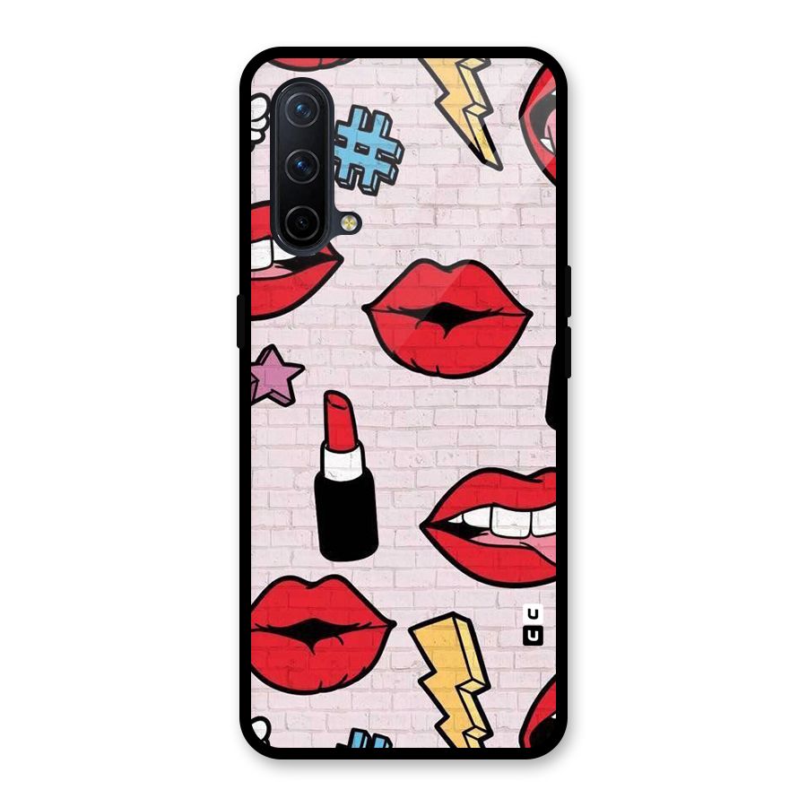 Bold Red Glass Back Case for OnePlus Nord CE 5G