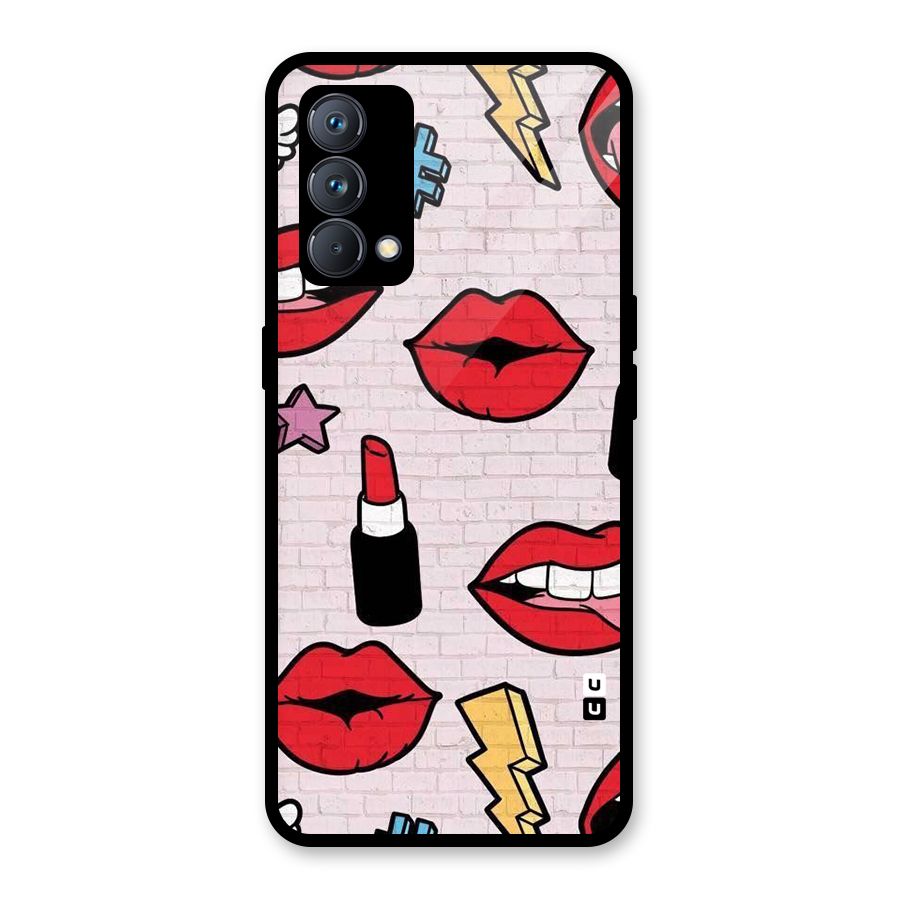 Bold Red Glass Back Case for Realme GT Master Edition