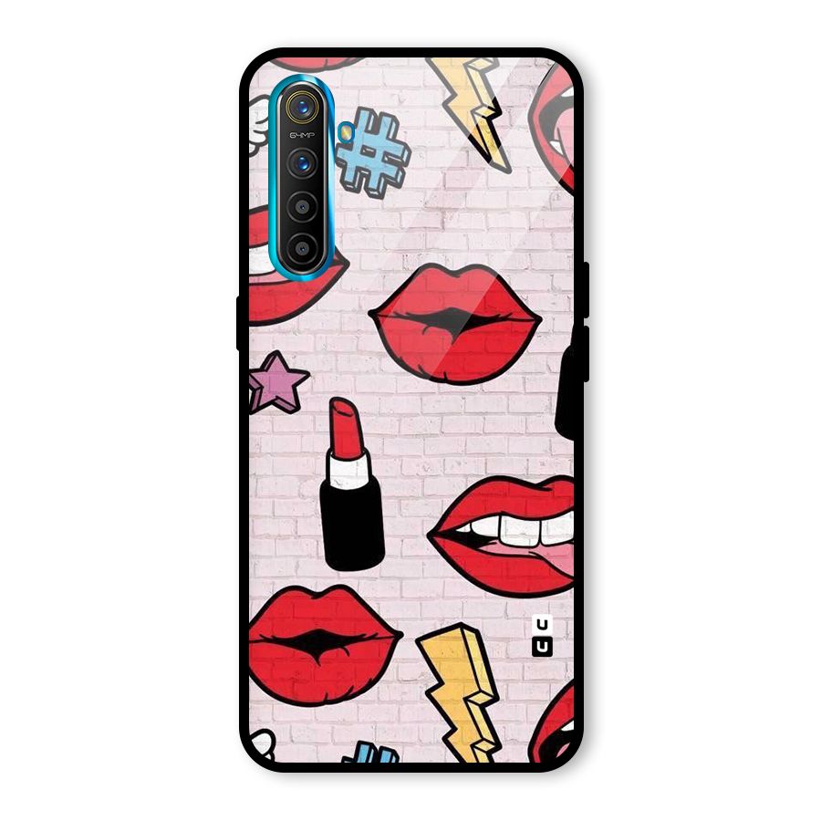 Bold Red Glass Back Case for Realme X2