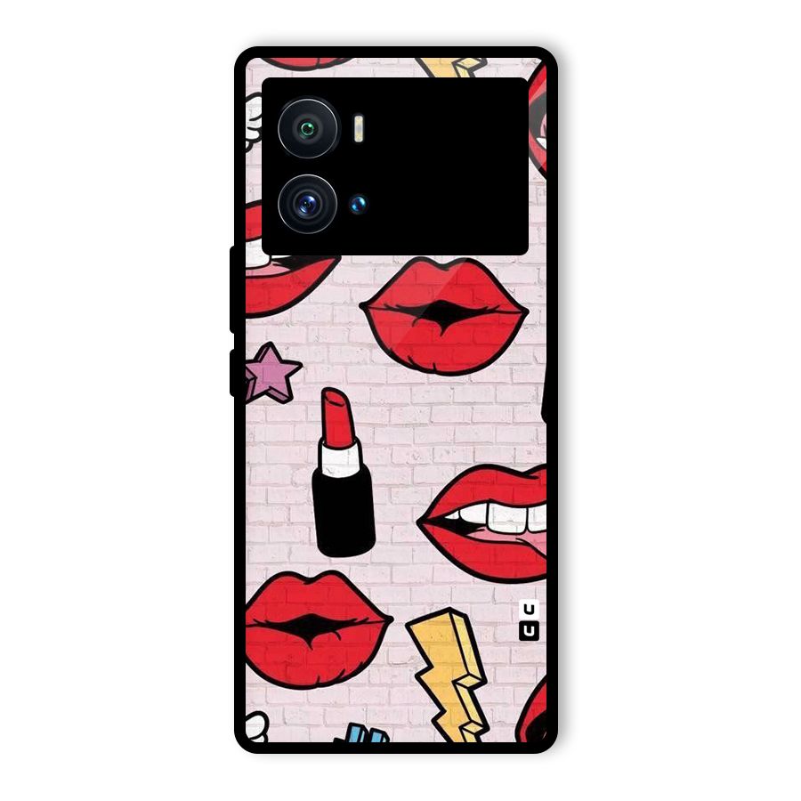 Bold Red Glass Back Case for Vivo iQOO 9 Pro