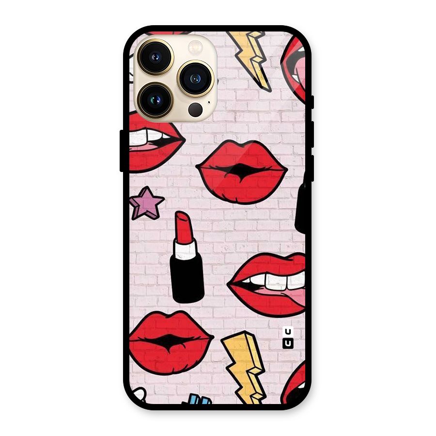 Bold Red Glass Back Case for iPhone 13 Pro Max