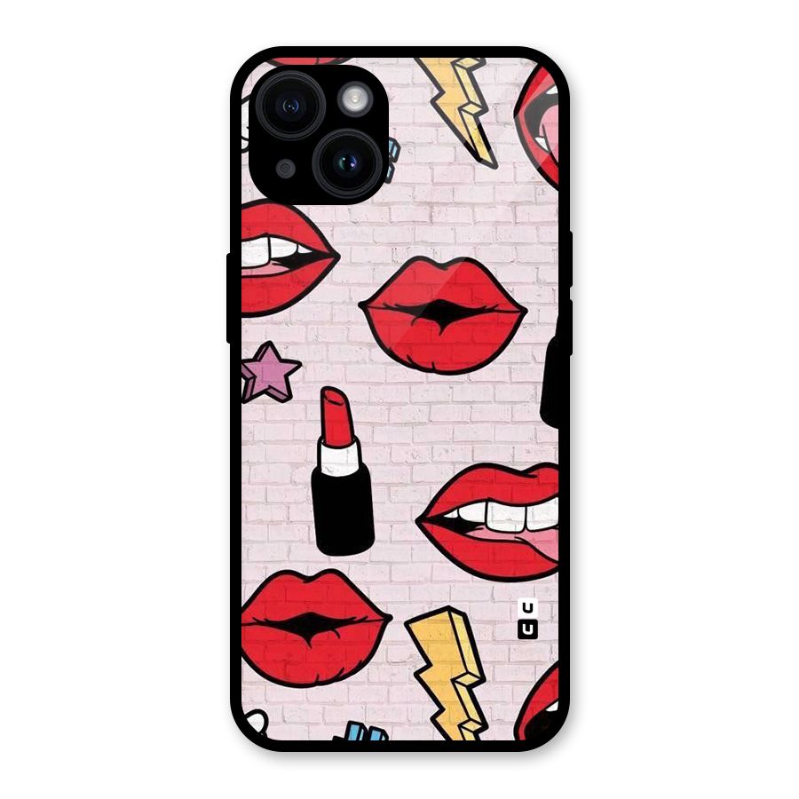 Bold Red Glass Back Case for iPhone 14