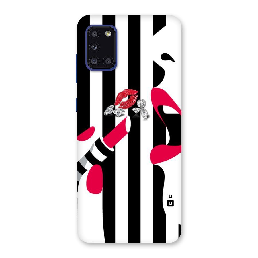 Bold Woman Back Case for Galaxy A31