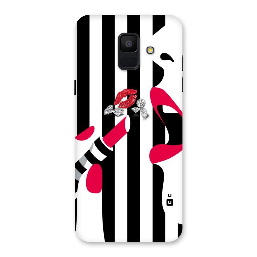 Bold Woman Back Case for Galaxy A6 (2018)