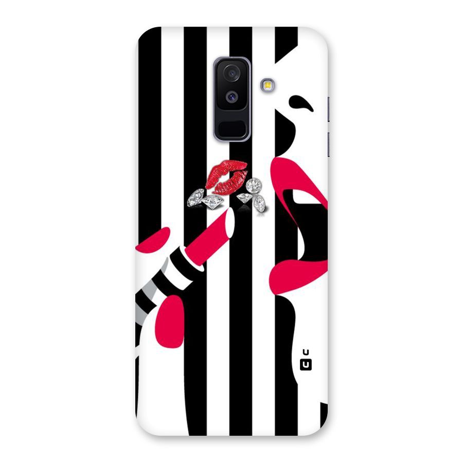 Bold Woman Back Case for Galaxy A6 Plus