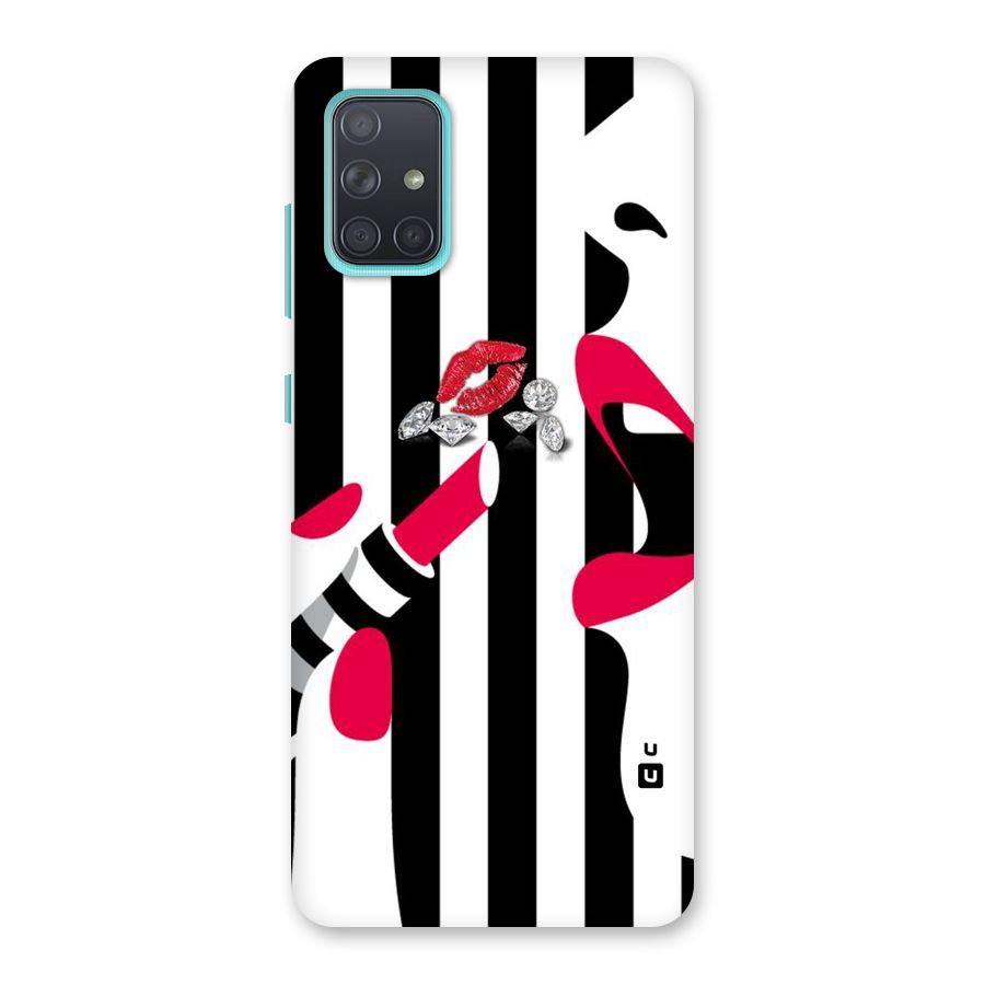 Bold Woman Back Case for Galaxy A71