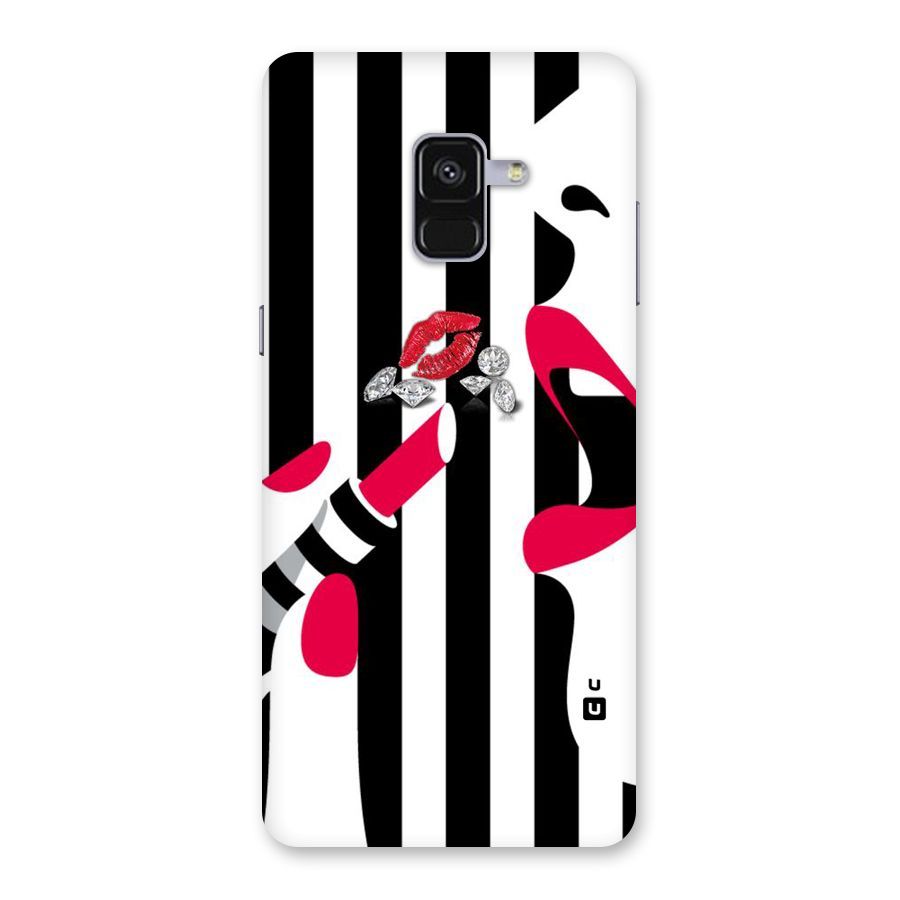 Bold Woman Back Case for Galaxy A8 Plus