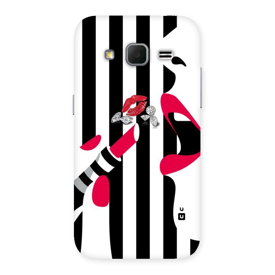 Bold Woman Back Case for Galaxy Core Prime