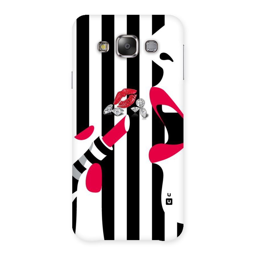 Bold Woman Back Case for Galaxy E7