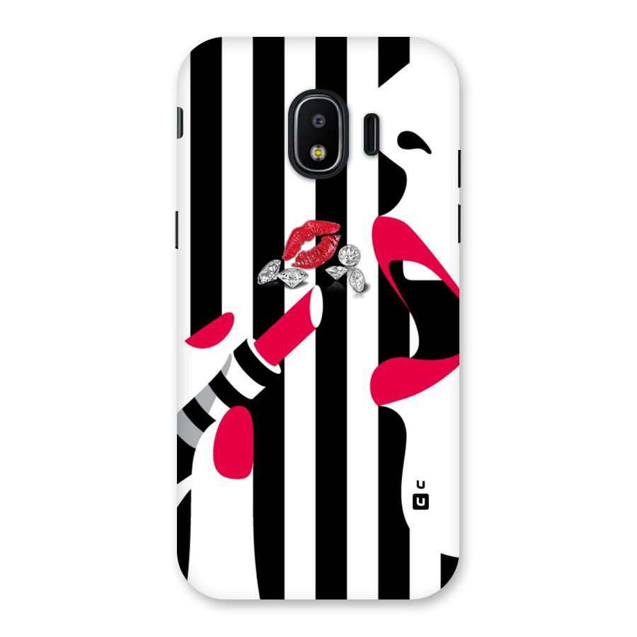 Bold Woman Back Case for Galaxy J2 Pro 2018