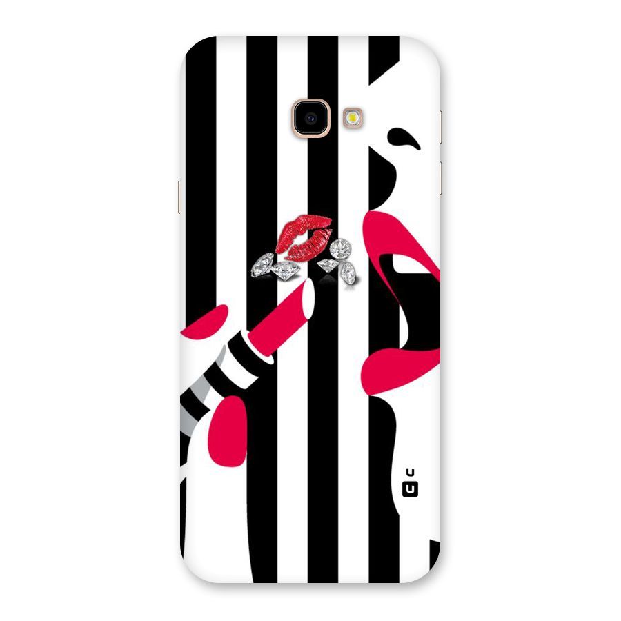 Bold Woman Back Case for Galaxy J4 Plus