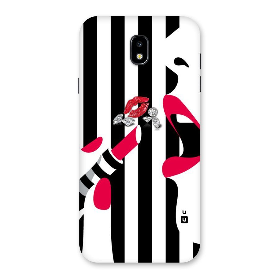 Bold Woman Back Case for Galaxy J7 Pro