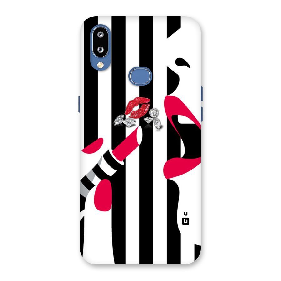 Bold Woman Back Case for Galaxy M01s