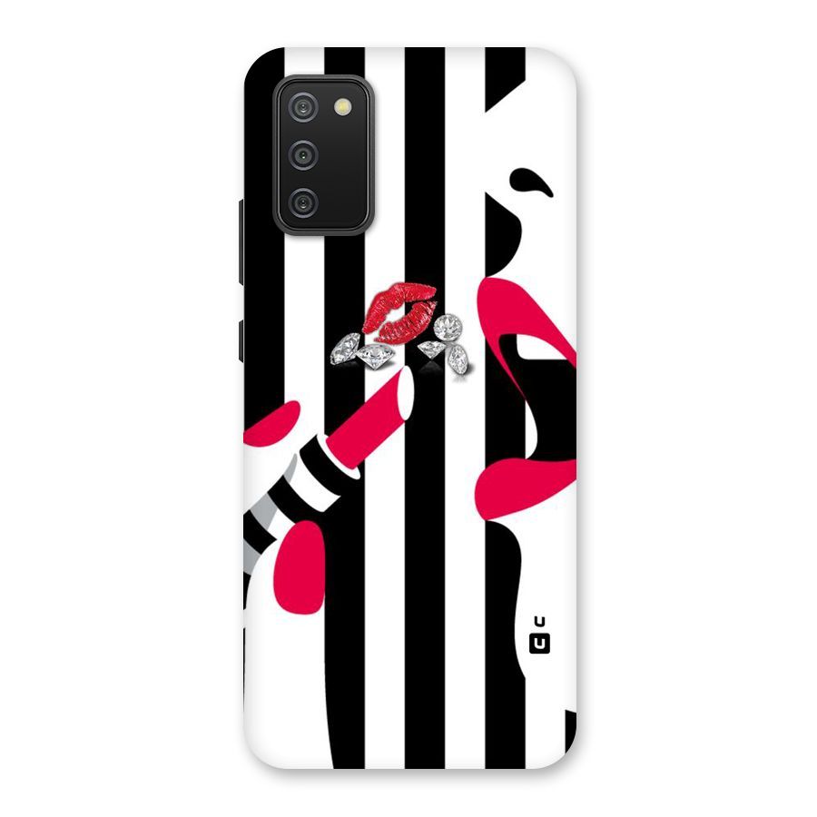 Bold Woman Back Case for Galaxy M02s