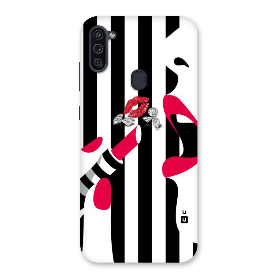 Bold Woman Back Case for Galaxy M11