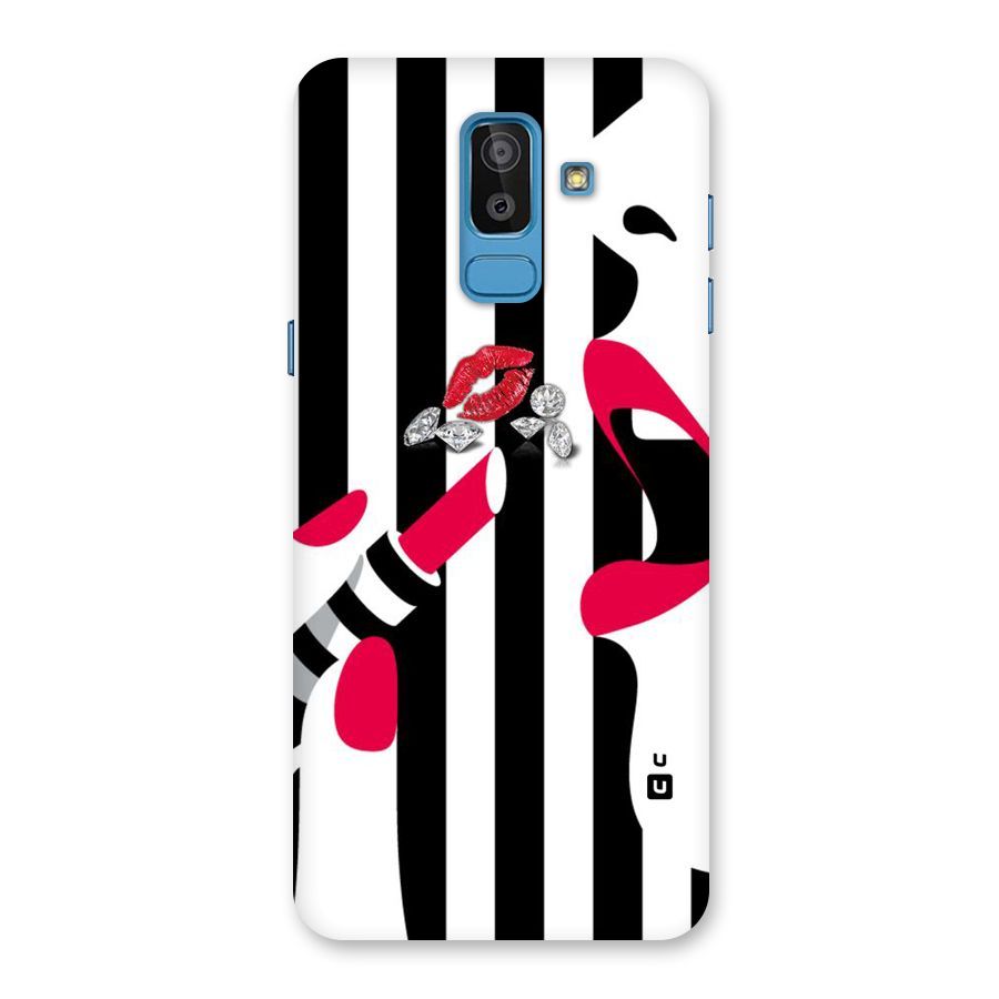 Bold Woman Back Case for Galaxy On8 (2018)