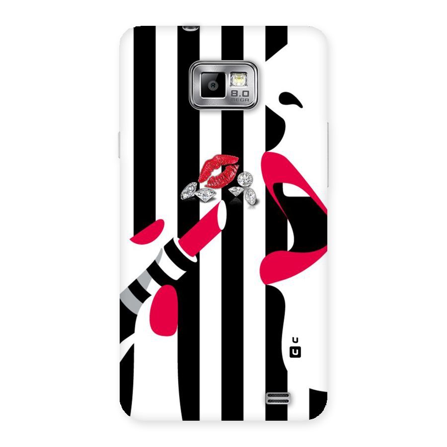 Bold Woman Back Case for Galaxy S2