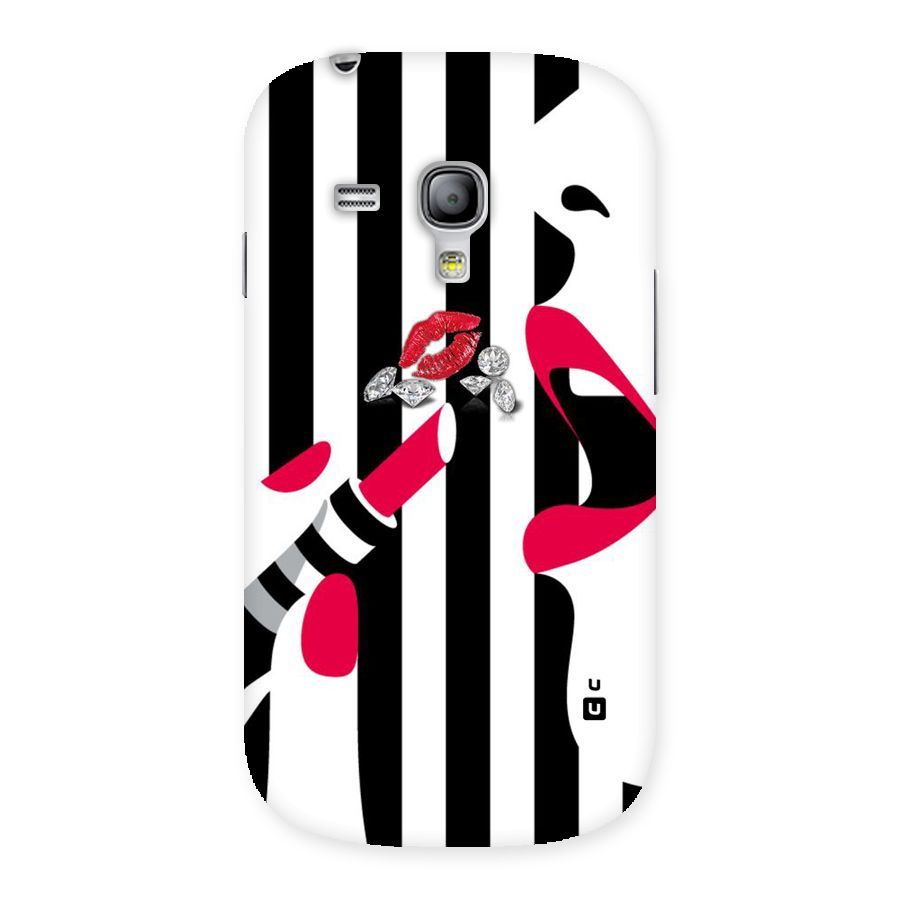 Bold Woman Back Case for Galaxy S3 Mini