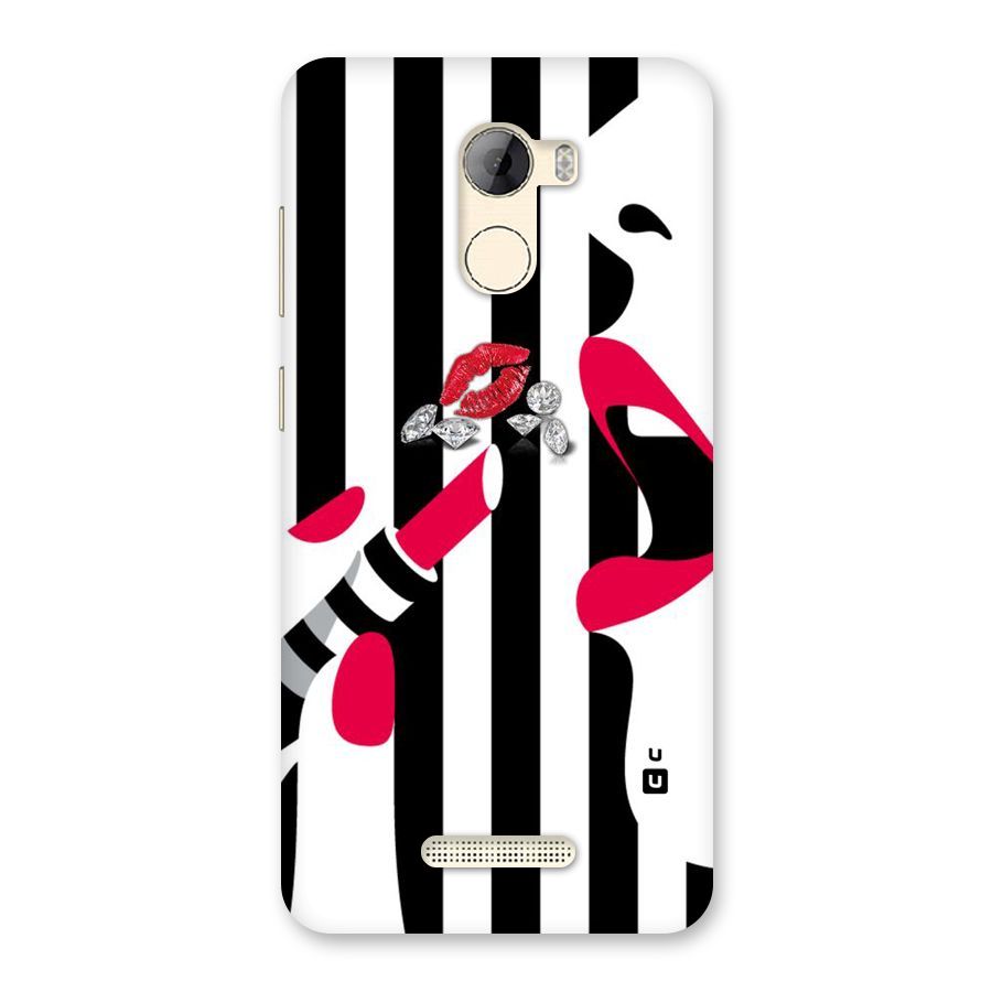 Bold Woman Back Case for Gionee A1 LIte