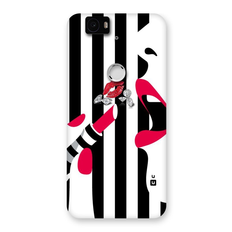 Bold Woman Back Case for Google Nexus-6P