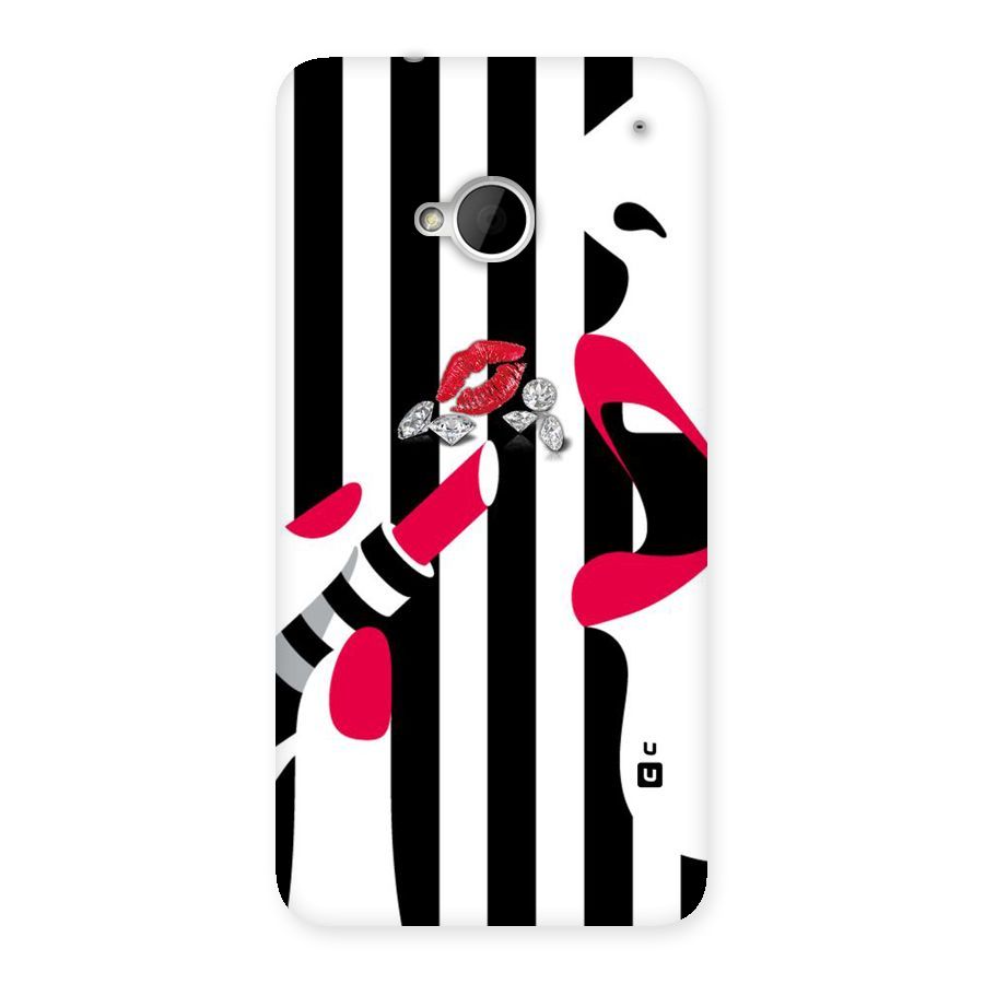 Bold Woman Back Case for HTC One M7