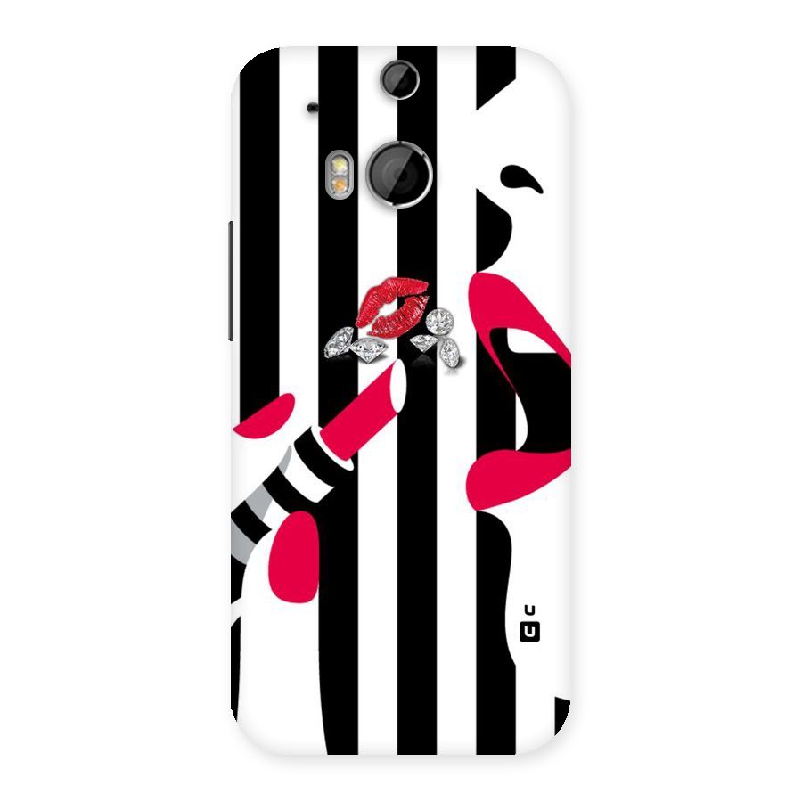 Bold Woman Back Case for HTC One M8