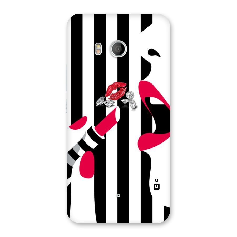 Bold Woman Back Case for HTC U11