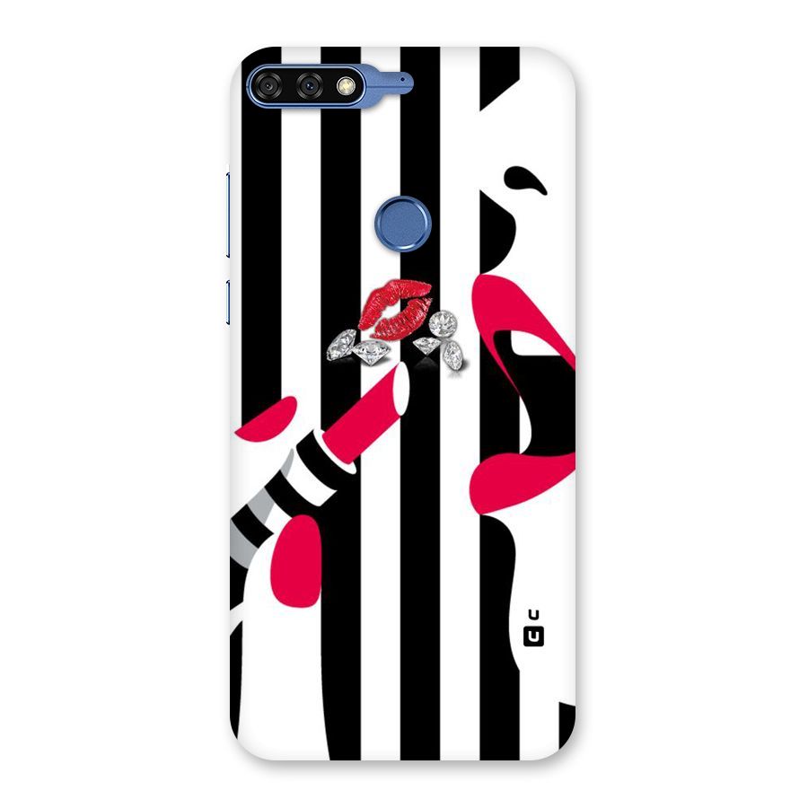 Bold Woman Back Case for Honor 7C