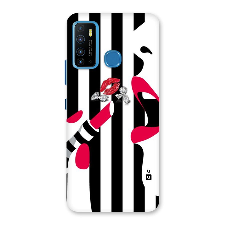 Bold Woman Back Case for Infinix Hot 9