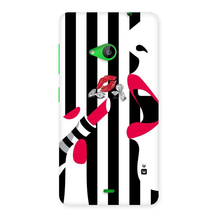 Bold Woman Back Case for Lumia 535
