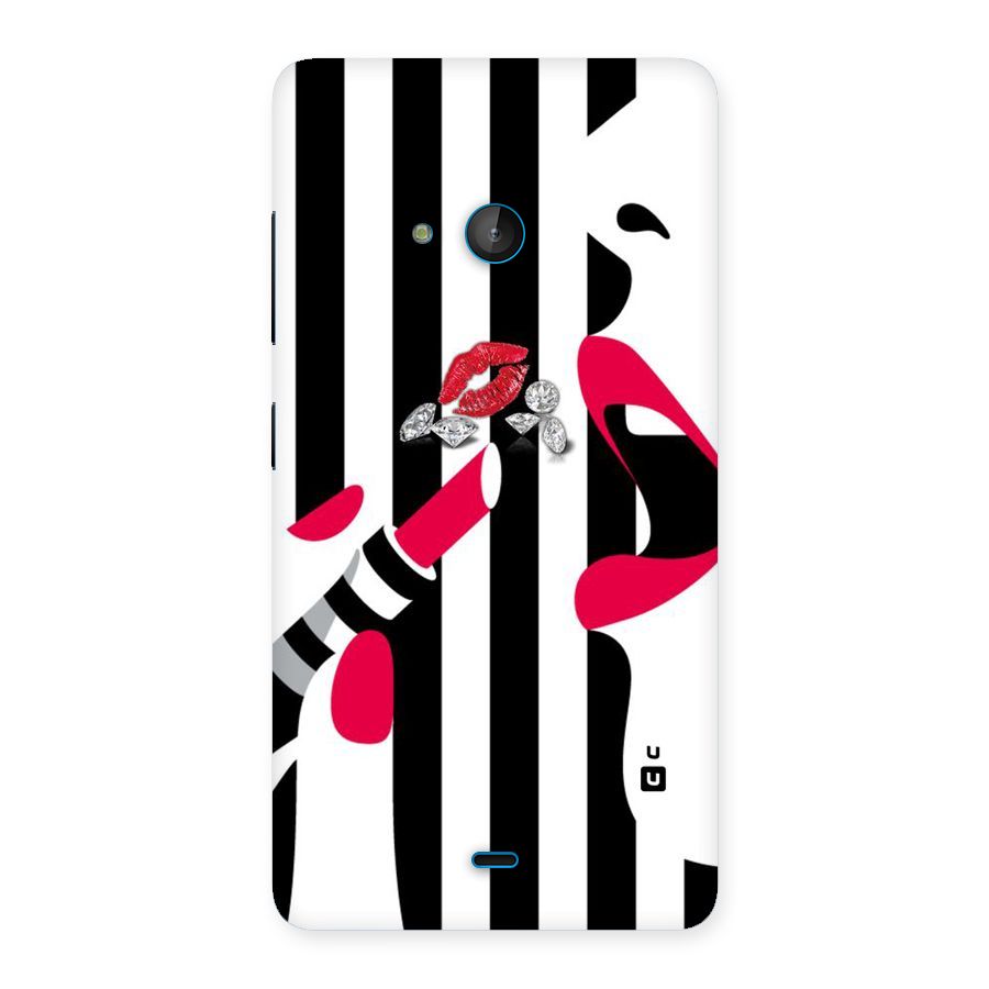 Bold Woman Back Case for Lumia 540