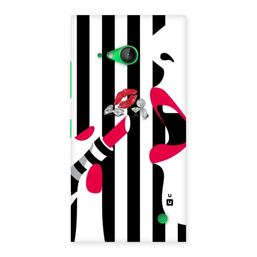 Bold Woman Back Case for Lumia 730