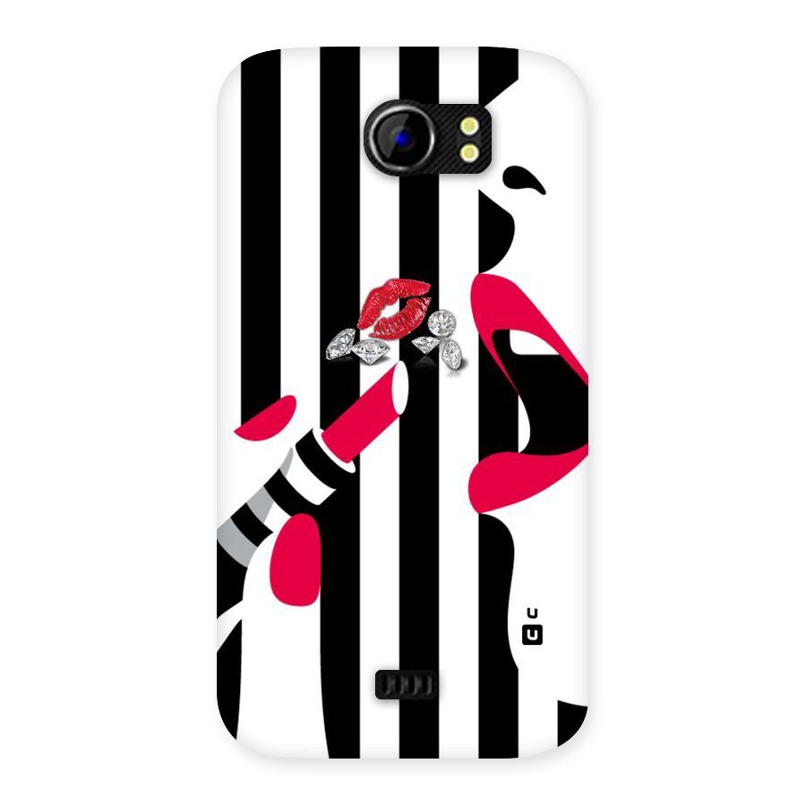 Bold Woman Back Case for Micromax Canvas 2 A110