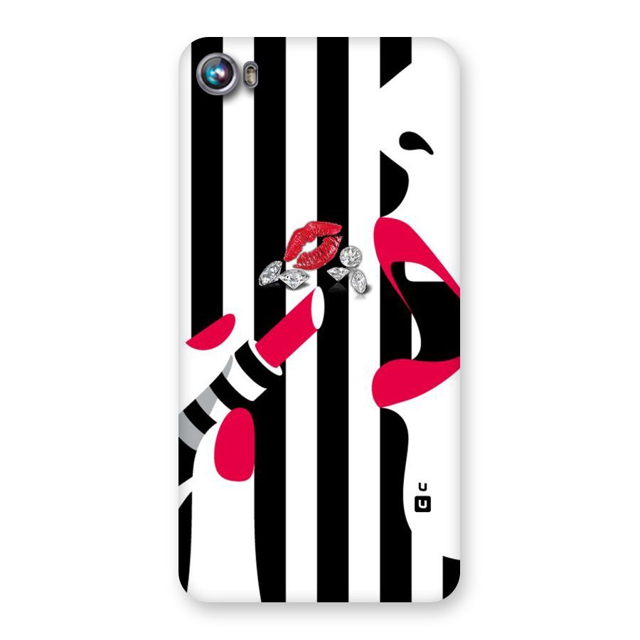 Bold Woman Back Case for Micromax Canvas Fire 4 A107