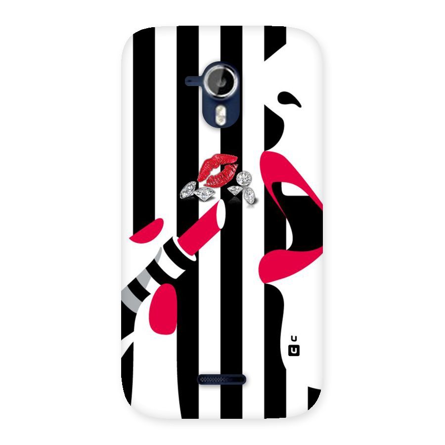 Bold Woman Back Case for Micromax Canvas Magnus A117