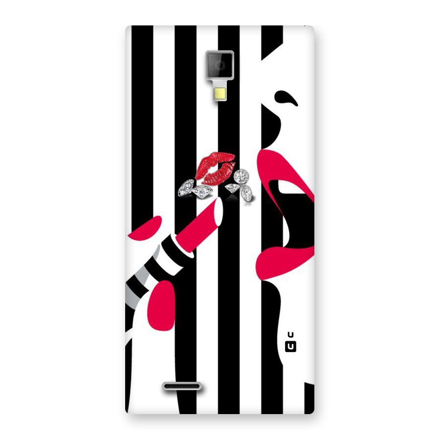 Bold Woman Back Case for Micromax Canvas Xpress A99