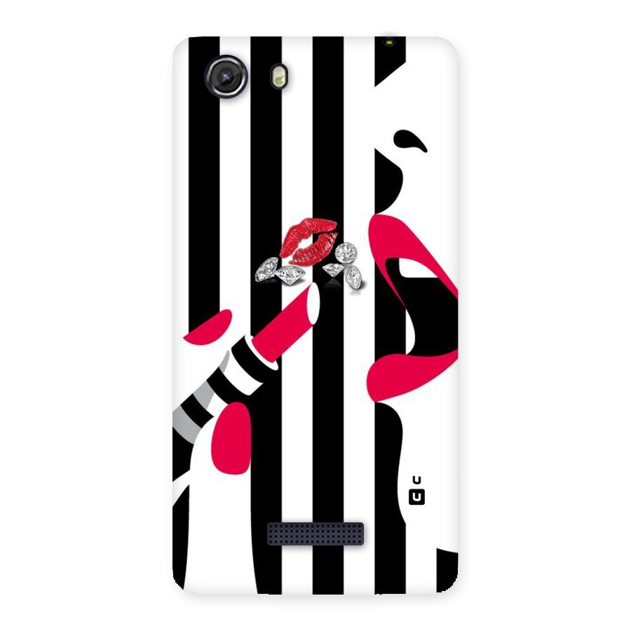 Bold Woman Back Case for Micromax Unite 3